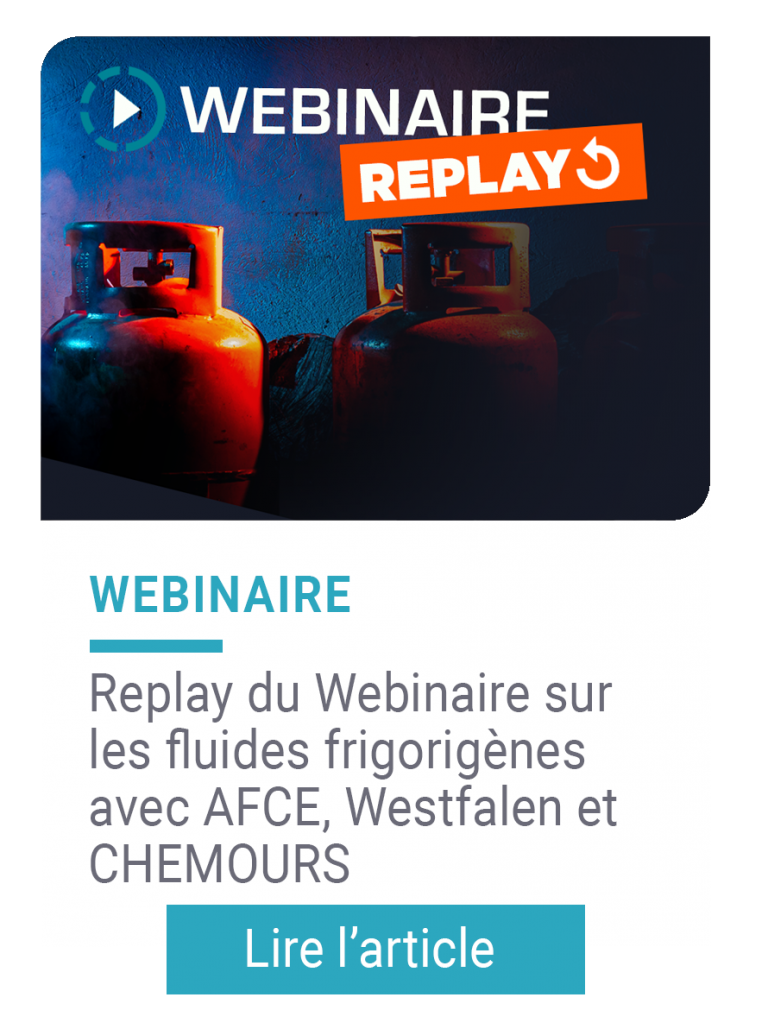 Webinaire sur les fluides frigorigènes Pole Cristal